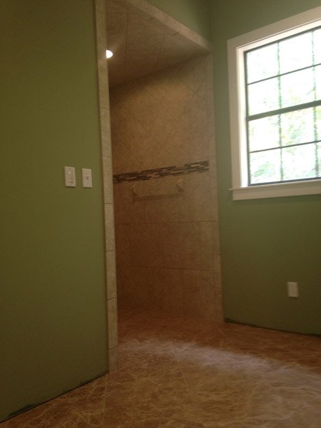 tile installation example from J&J Carpets LLC in GA