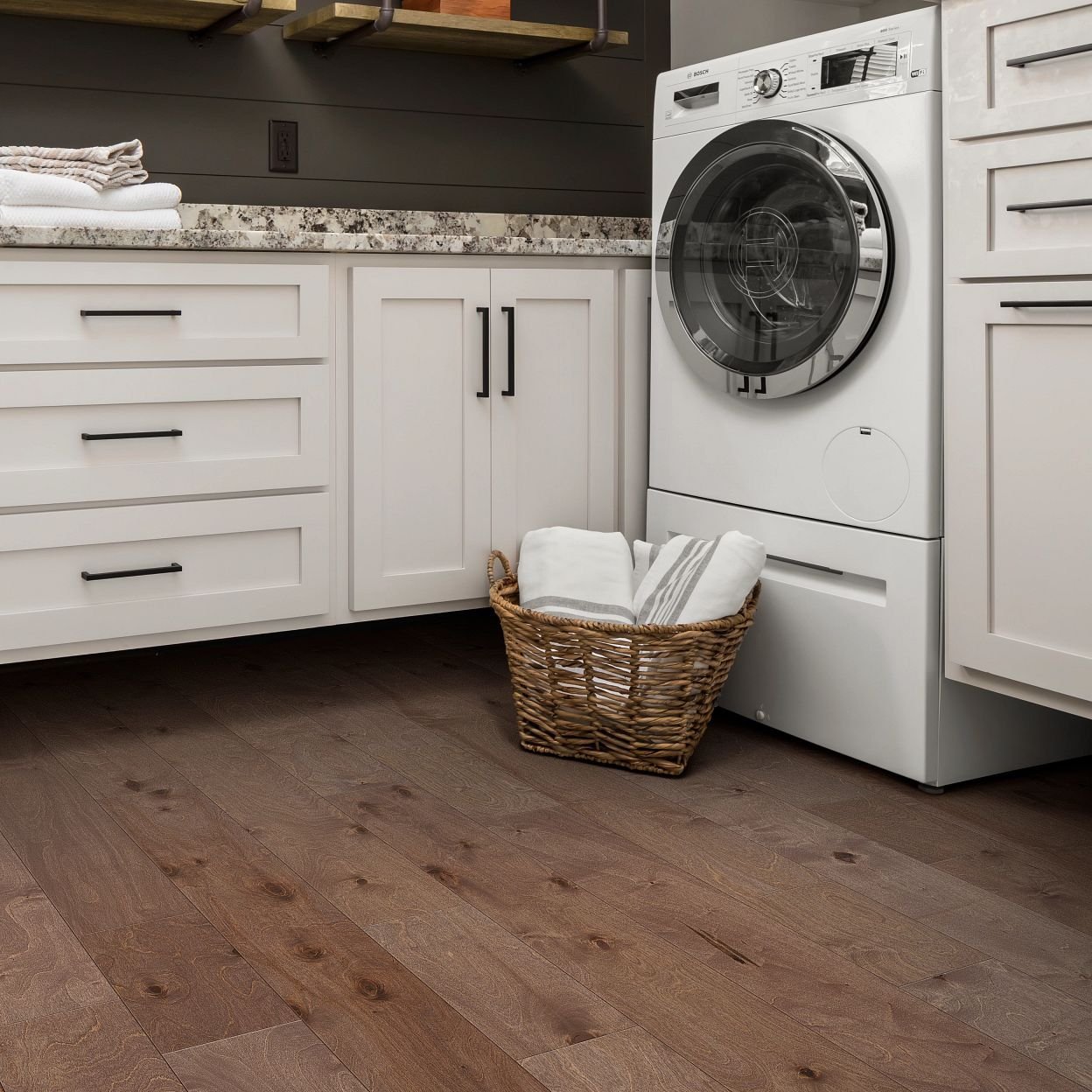 hardwood floor bathroom - J&J Carpets LLC in GA